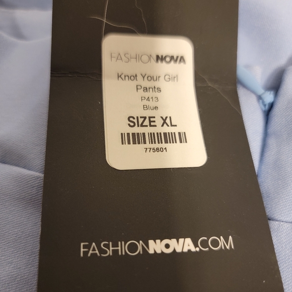 Blue dress trousers - Picture 2 of 3